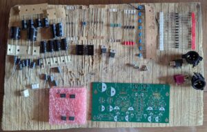 Composants du module sortie préampli stéréo RCA et XLR